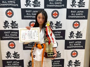 小学三・四年生女子上級の部 優勝:松井柚子