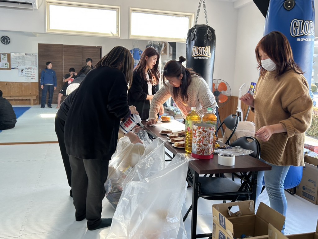 父兄お手伝いの様子