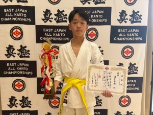 中学二・三年生男子初級の部 優勝:浅見泰雅