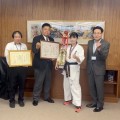 北上市長表敬訪問　（2025全日本体重別大会）