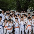 2024年8月3日（土）上野毛道場（分支部長 加藤瑞基参段）の道場生の皆さんが上野毛サマーフェスティバルにて演武を行いました