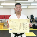 昇段レポート「心を折らずに最後までやり抜く」塩田亮　2024年12月取得