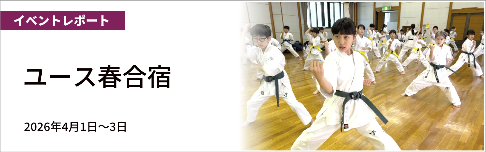 最新情報バナー