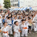 大和阿波踊りにて極真空手演武を披露！