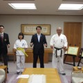 新潟市の中原市長へ表敬訪問致しました。