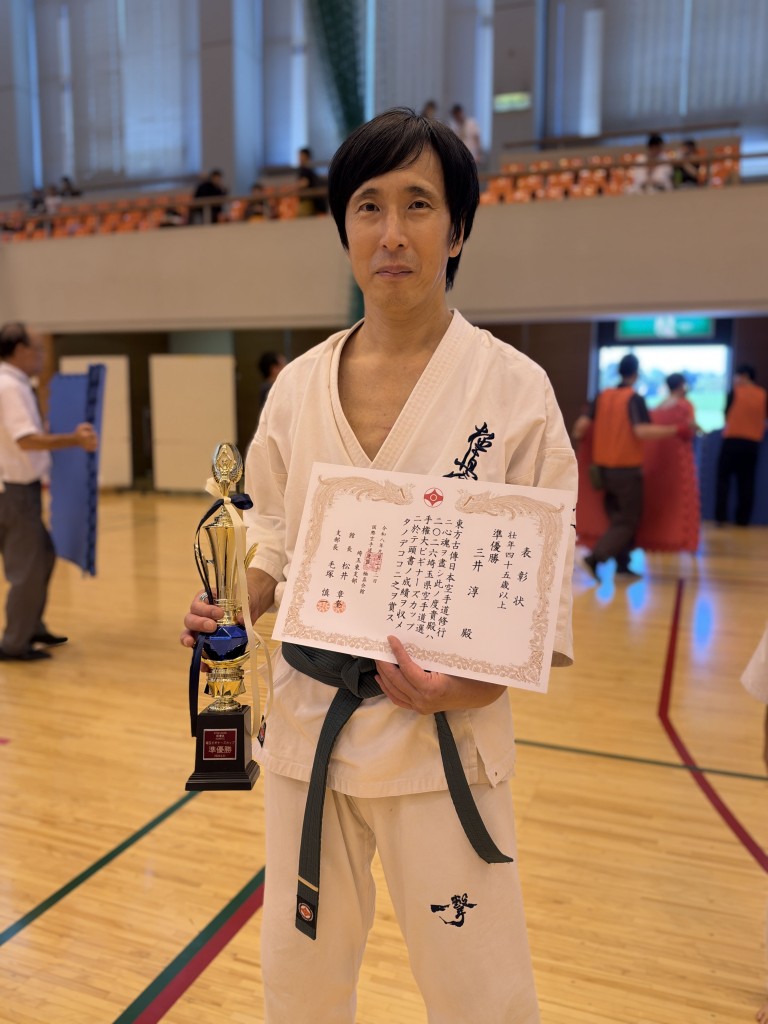 壮年45歳以上の部 準優勝 三井淳さん